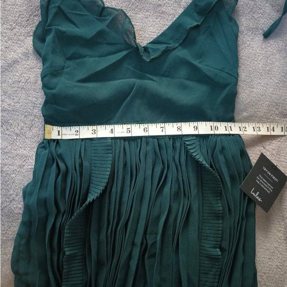 Lulus Green Sleeveless Cocktail-length Dress - XXS NWT - Picture 4 of 12